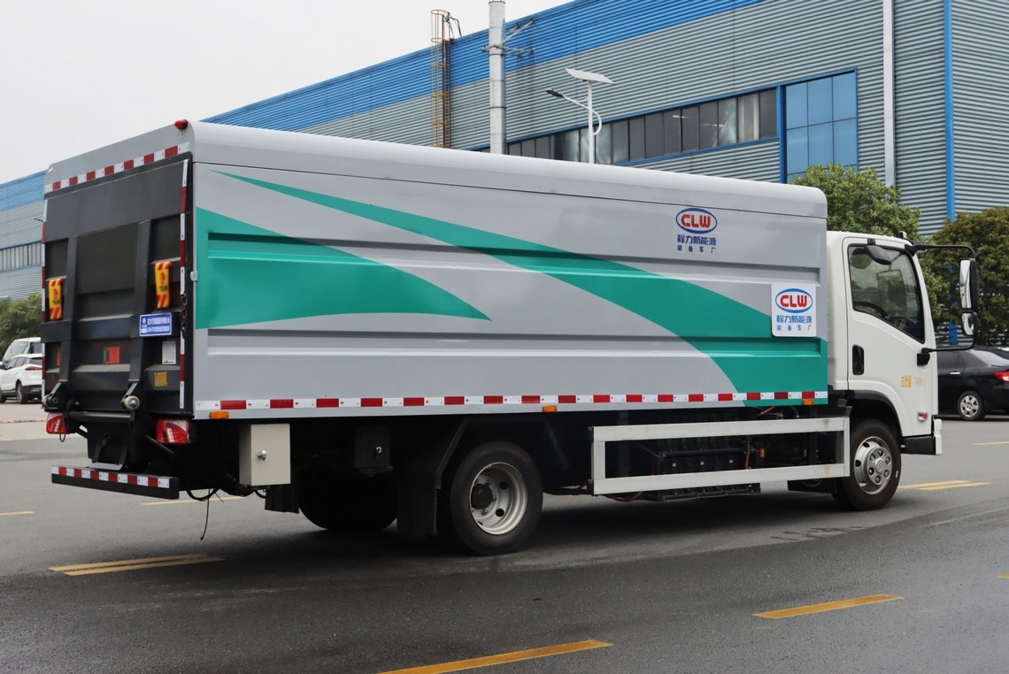 比亚迪T6纯电动密封式桶装垃圾车