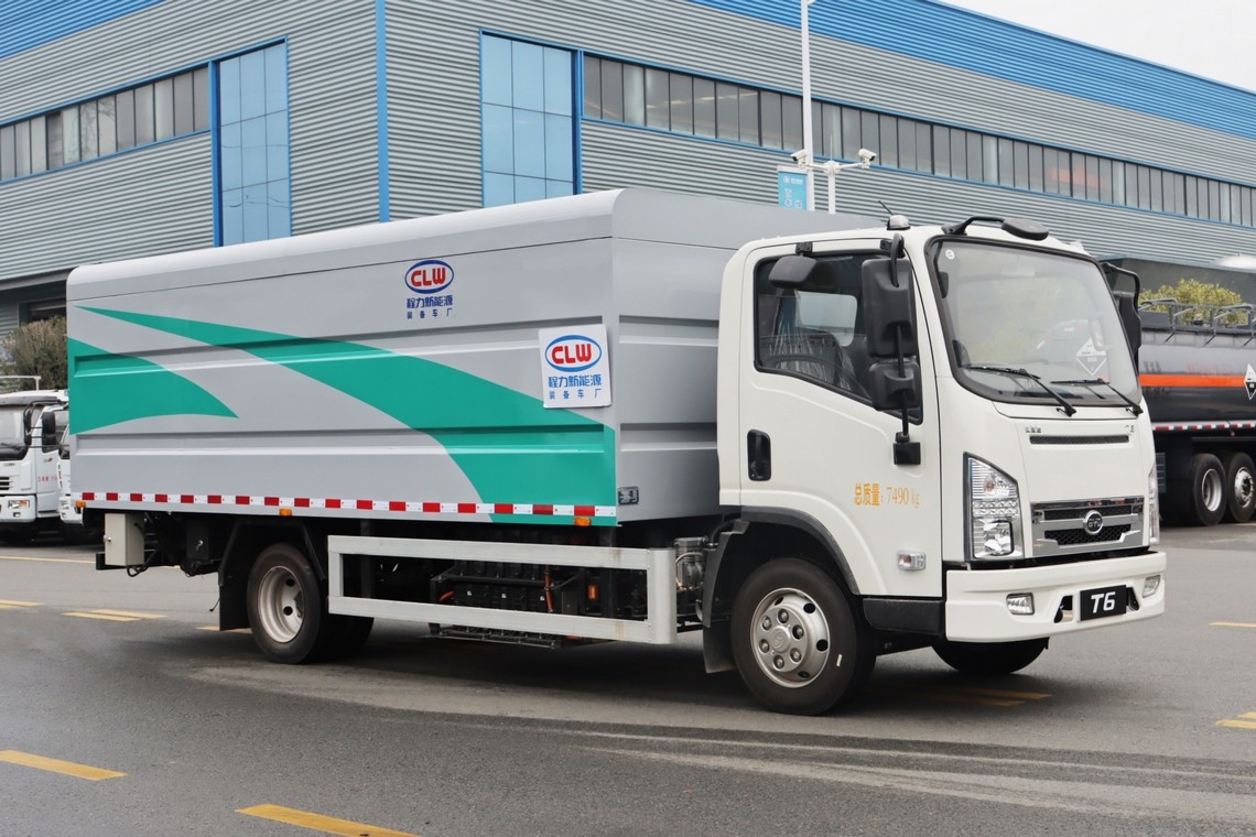 比亚迪T6纯电动密封式桶装垃圾车