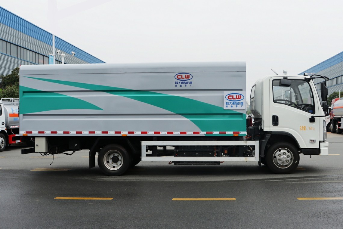 比亚迪T6纯电动密封式桶装垃圾车