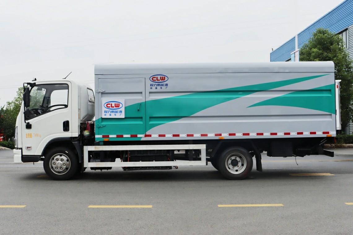 比亚迪T6纯电动密封式桶装垃圾车