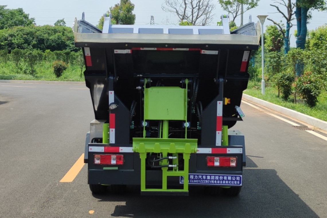 东风纯电动自装卸垃圾车