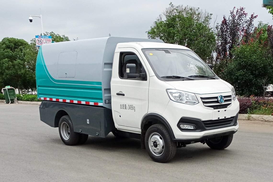 东风纯电动箱式垃圾车