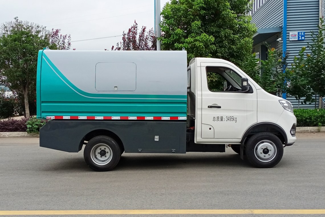 东风纯电动箱式垃圾车