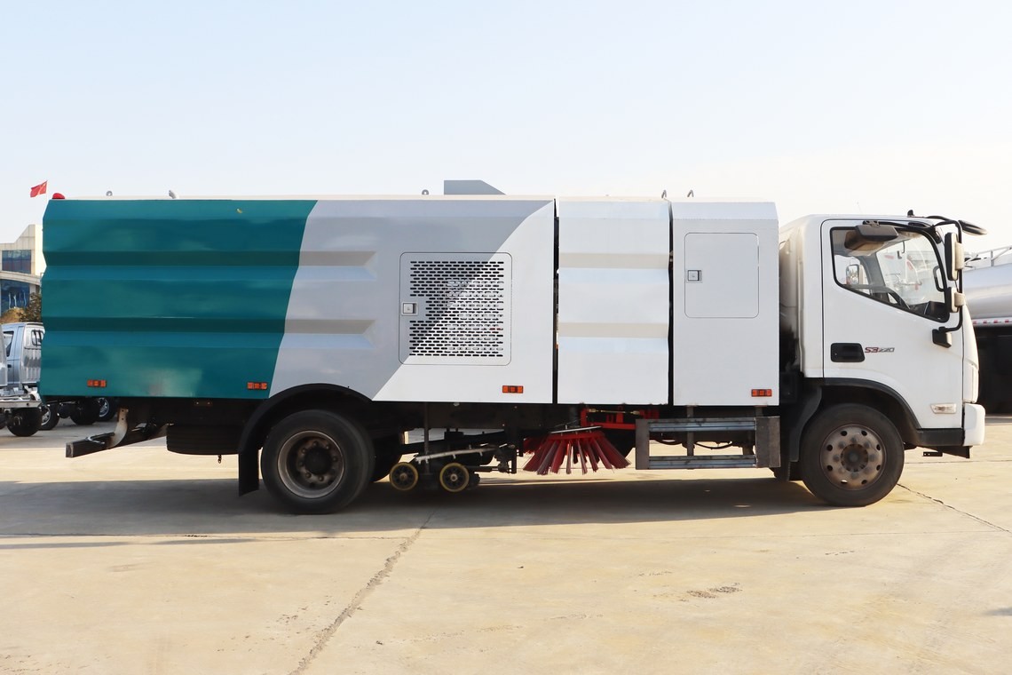 福田欧马可纯电动洗扫车