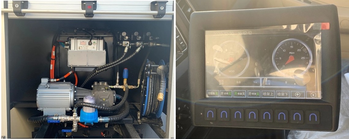 2吨东风纯电动路面清洗车