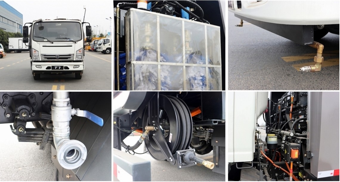 比亚迪T7纯电动护栏清洗车