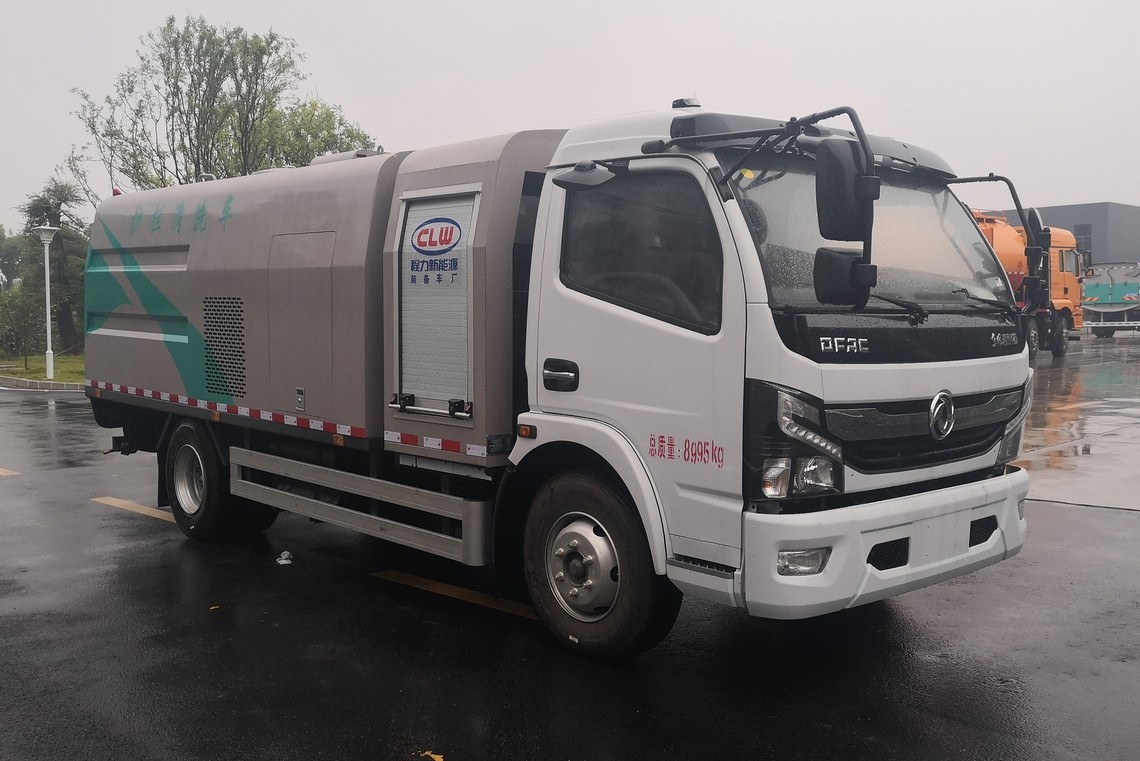 东风凯普特纯电动护栏清洗车