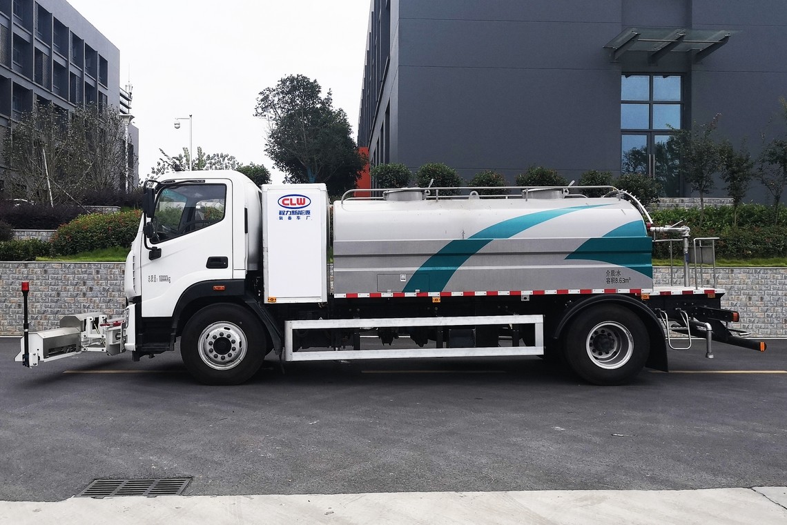 福田欧马可纯电动路面清洗车